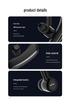 Bluetooth Earphones F900: Single Ear, Clip-On, Wireless, Long Standby, Caller ID, Sporty Design