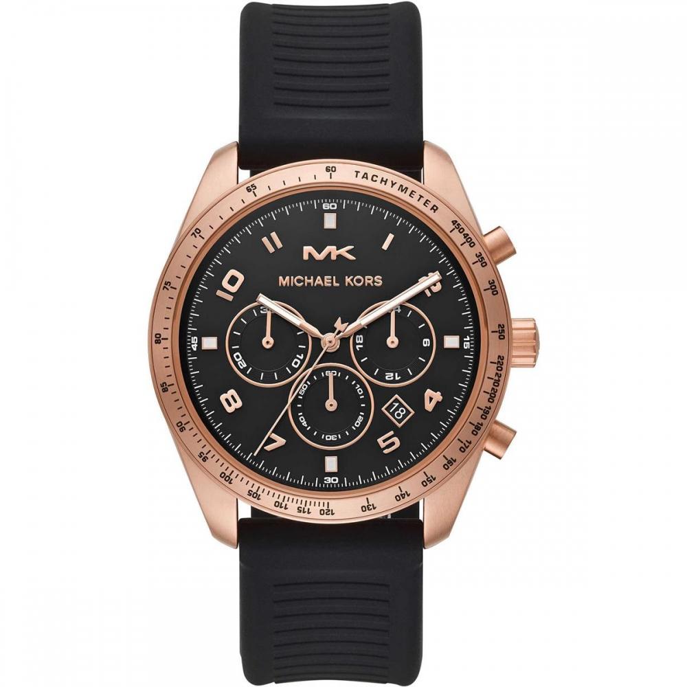 

Michael Kors Keaton MK8687 Мужские часы с хронографом цвета розового золота 42 мм розовое золото
