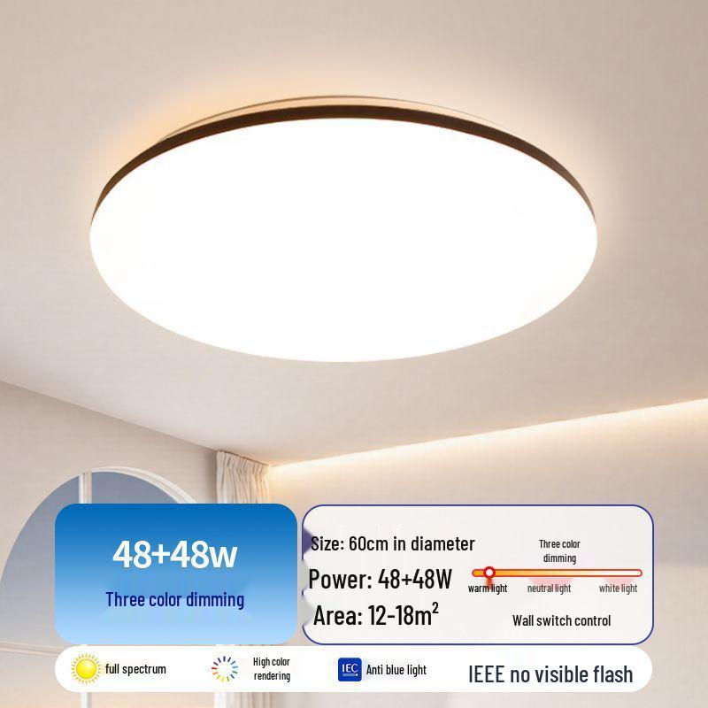 2025 Modern Minimalist LED Ceiling Light for Living Room, Bedroom, Study & Balcony - Super Bright