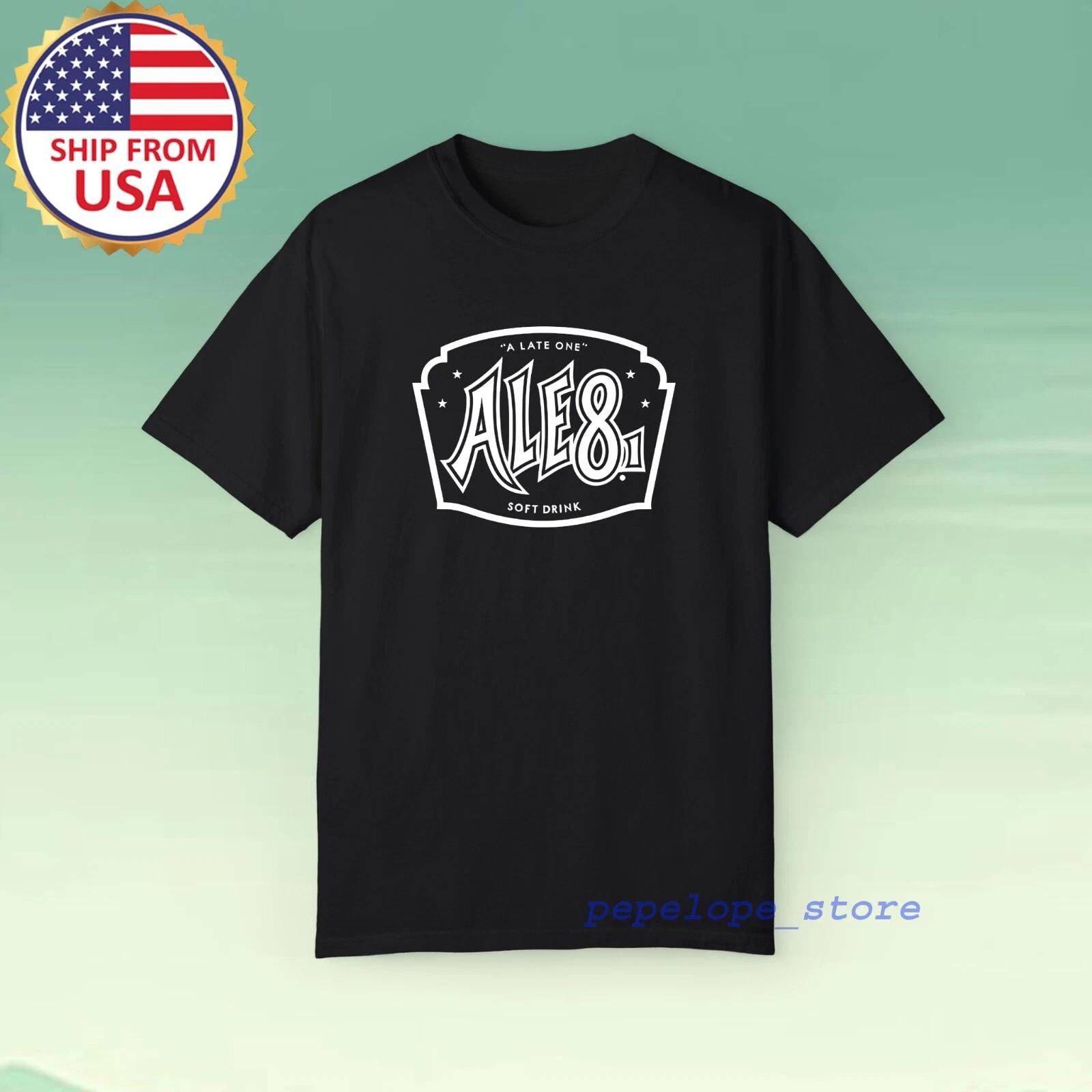 Ale-8-One Soft Drink Men s Black Size S-5XL S