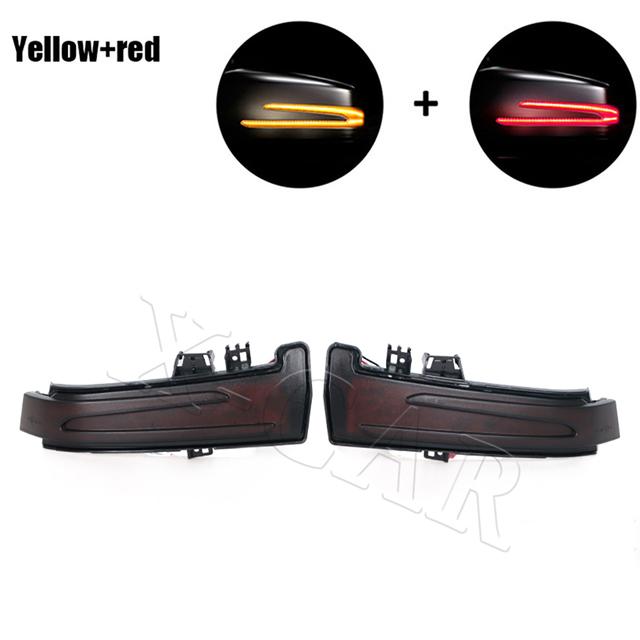 2PCS Dynamic LED Side Mirror Indicator For Mercedes-Benz A B C E S CLS CLA GLA GLK Class W221 W212 W204 W176 W246 X156 C204 C117