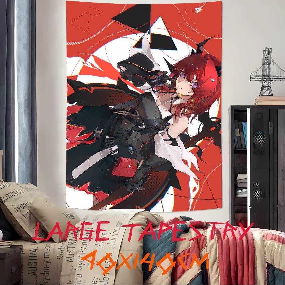 Pretty Hot Girl Laevatein Tapestry Decoration Bedroom Dormitory Background Cloth Holiday Home Party Living Room Club Tapestry