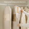Compression Storage Bags In Pink And Beige Designed To Save 40% Space Perfect for Vacuum Sealing Down Coats And Winter Clothing