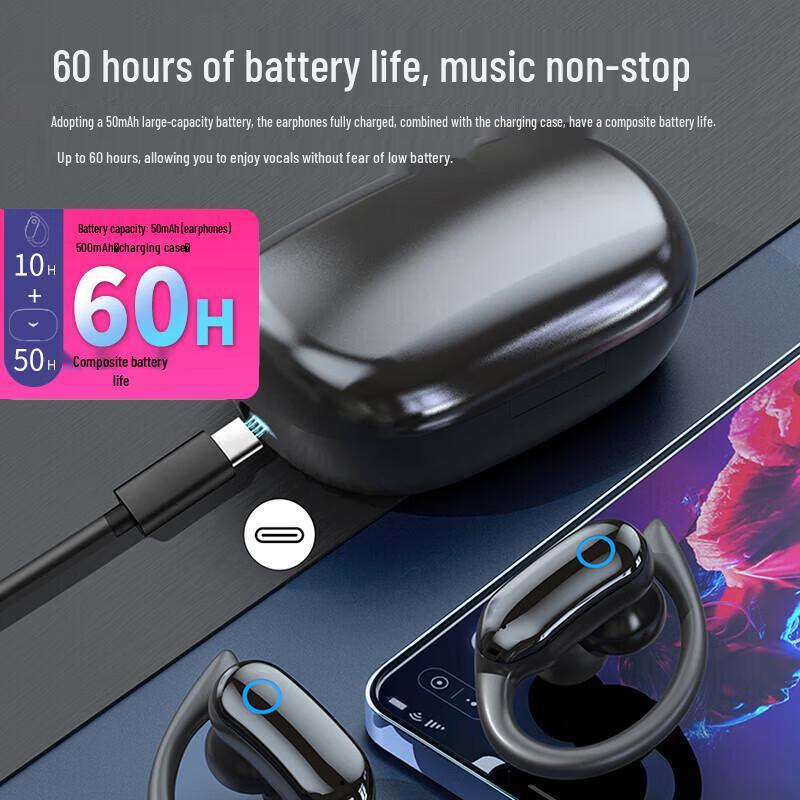 Newman TWS-Q8 Ear-hook Bluetooth Sports Earbuds