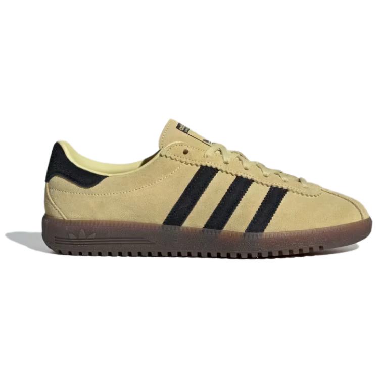 Adidas Bermuda Pudrowy Żółty Czarny Damskie Sneakersy Core-Black Szary-Trzy JI2659