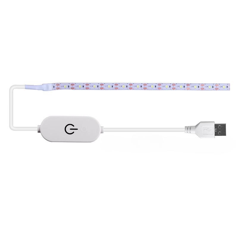 

Светодиодные ленты USB 5 В SMD2835 белого теплого цвета для подсветки шкафов, фоновая подсветка телевизора Warm 30cm 2835strip