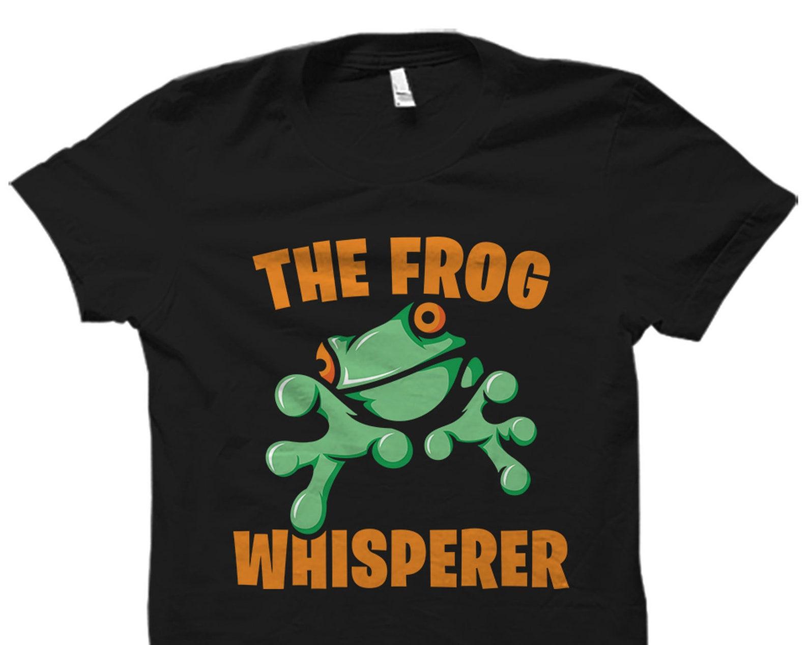 Frog Gift. Frog Whisperer Shirt. Frog Shirt. Frog Lover Shirt. Frog Shirt. Gift For Frog Owner. Toad Shirt. Amphibian Animal Shirt #OS1957 M