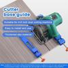 1/2Pcs Electric Milling Clamp Circular Saw Guide Combo Adjustable Base Plate for Precision Wood Metal DIY Projects