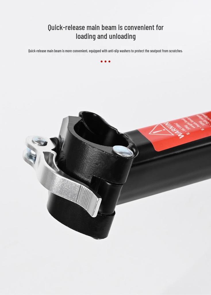 Quick Release Alloy Steel Mountain Bike Rear Luggage Rack