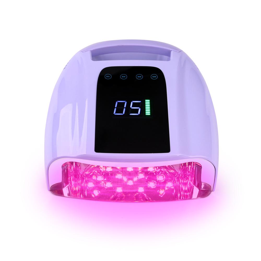 96W Wireless UV Nail Gel Lamp: High Power, Quick-Dry Smart Dryer for Salons