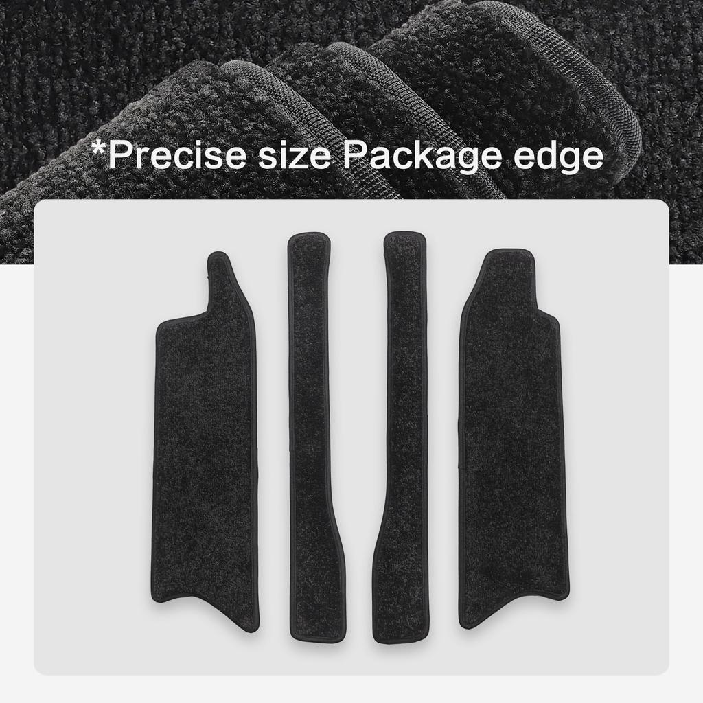 Honda NBOX N Box JF5 JF6 Exclusive Side Step Mat Side Step Step Mat N Box October 2023 Current Prevents wear resistance Car supplies Black Set of 4
