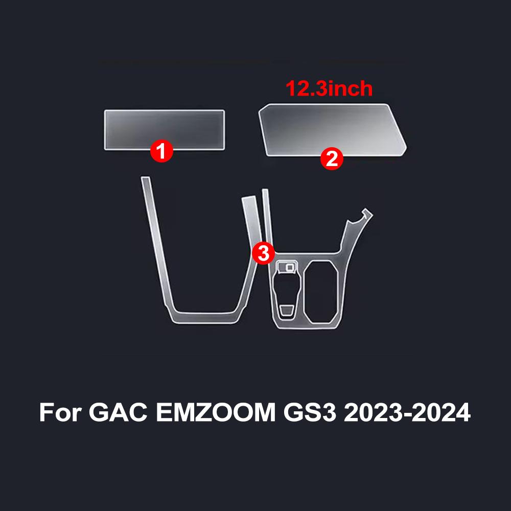 

Pre Cut TPU Anti Scratch Interior Protection Film for GAC Enzoom GS3 2026 2026 Auto Central Control Screen Navigation PPF Cover Left Hand Drive