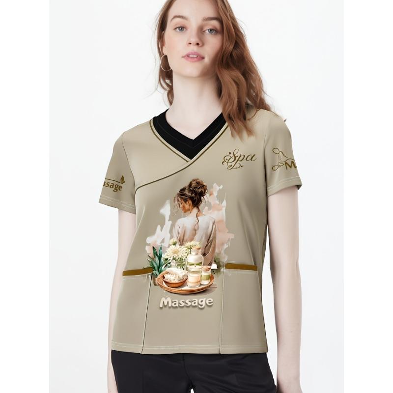 Beautiful 3D Printed Women s Clothing Category Women s Work and Protective T-shirts Printed Novelty Clothing, Top T-shirts S