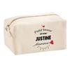 Trousse Multifonction Bazar D'une Justine D'amour Cadeau Anniversaire Idée Personnalisé | Trousse Scolaire Fournitures Bureau