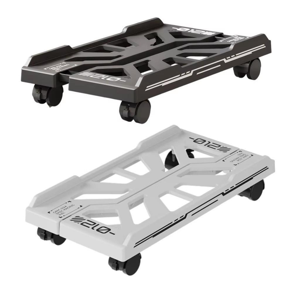 Universal Adjustable CPU Holder Mobile Scalable CPU Stand with Caster Wheels CPU Tower Holder Home/Gaming/Office