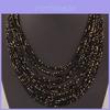 Bohemia Beaded Multilayer Necklace With Handcrafted Resin Materials For Fashionistas