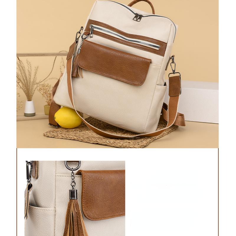 Женский рюкзак из мягкой кожи — фото 9