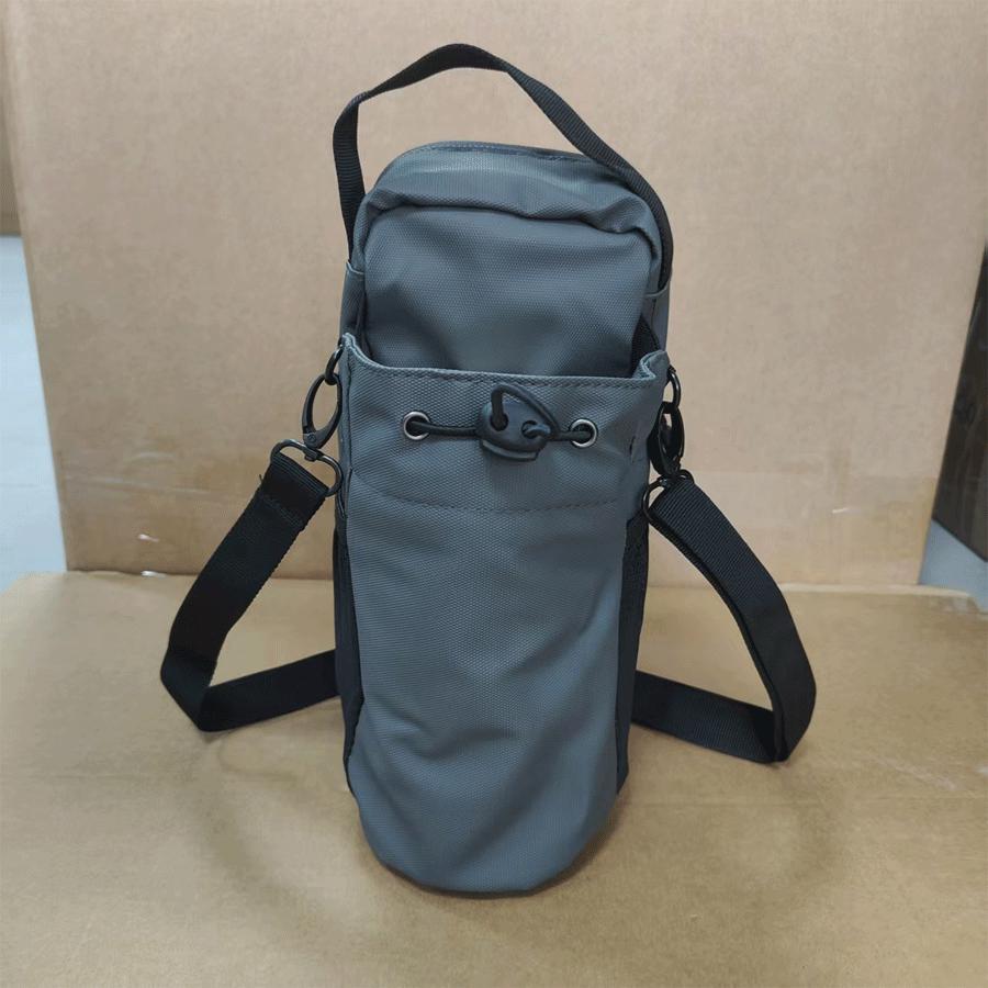 Strong Magnetic Fitness Water Bottle & Storage Crossbody Bag - Large Capacity for Gym Essentials