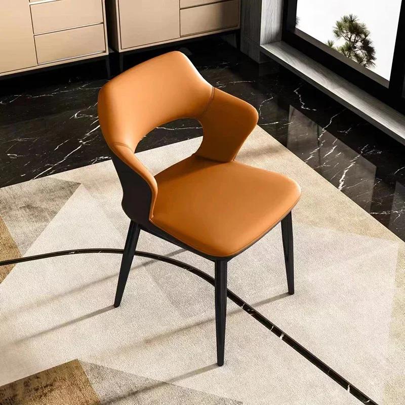 Designer Dining Chair Light Luxury Household Furniture Modern Minimalist Backrest Seat Lounge Chair Luxury Dining Room