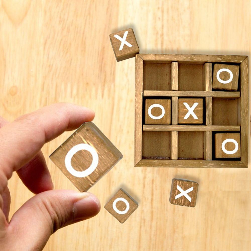 Game Noughts And Crosses XO Chess Game Puzzle Table Game Tic Tac Toe Game Interest Chess Board Game