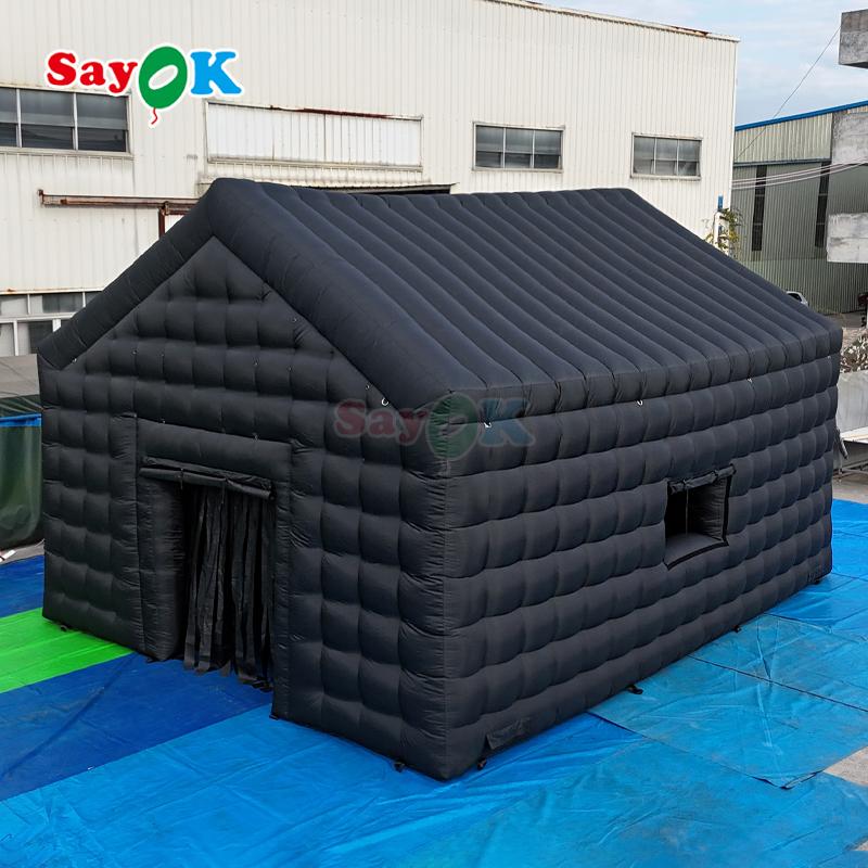 Sayok 26ft Großes Partyzelt Aufblasbares Discozelt Outdoor Nachtclub Aufblasbare Nachtclubs mit Lichtern