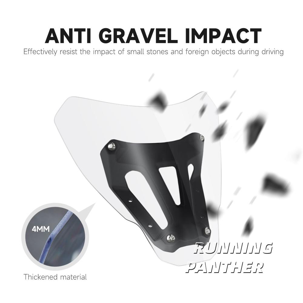 For YAMAHA MT07 FZ07 MT 07 MT-07 2021-2024 NEW Windshield Windscreen Kit Deflector Fairing Cover Wind Screen Accessories