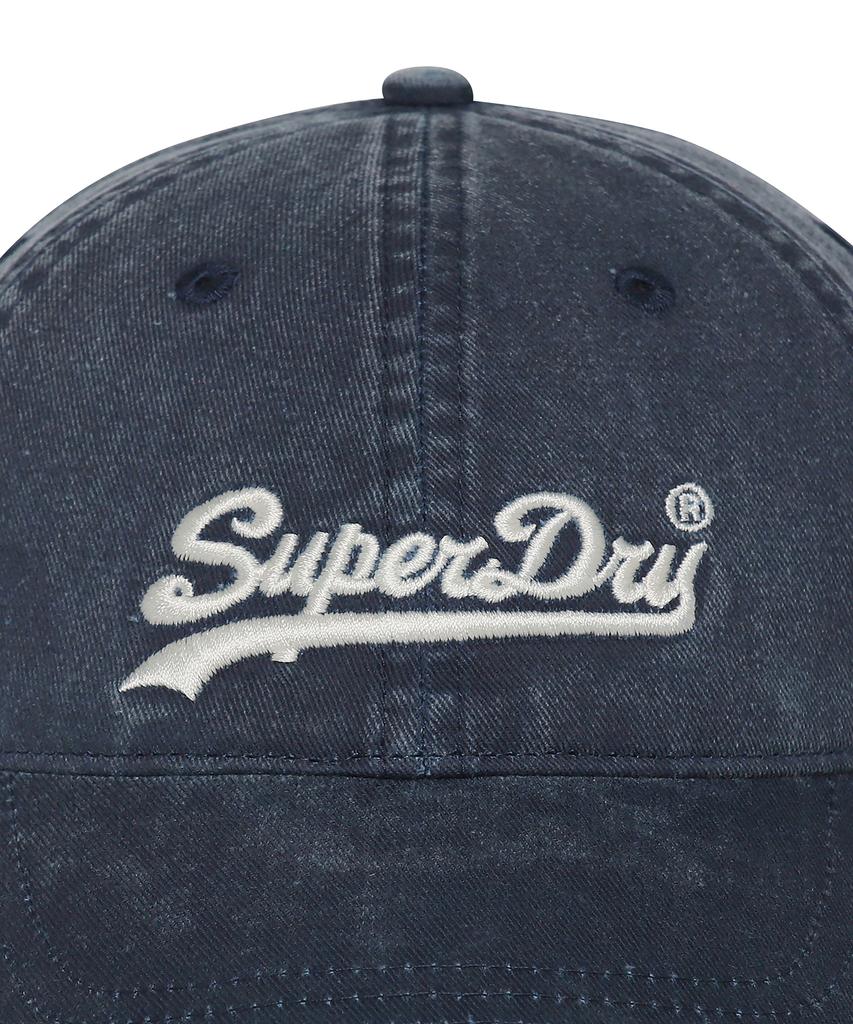 Syupeodeulai Vintage Logo Pigment Ball Cap Gray Blue Sdugqyq02Gbl