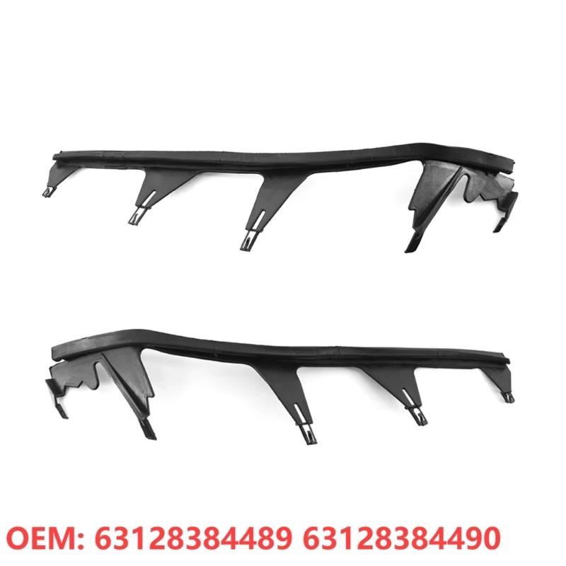 1 Para Przednich Listew Ozdobnych Reflektorów 63128384489 63128384490 dla E46 318Ci 320Ci Paski Uszczelniające Uszczelka Akcesorium Samochodowe