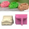 Concrete Molds Car Shaped DIY Vase Mold Suitable for Making Vase Succulent Vase