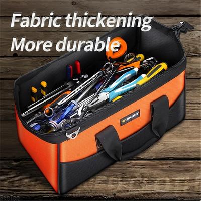 Werkzeugtasche 1680D Oxford-Gewebe Strapazierfähiges Canvas Elektriker Für Holzbearbeitung Handwerkzeug Aufbewahrung Organizer Arbeitstasche Werkzeugtasche