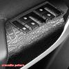 Car Styling Black Carbon Decal Car Window Lift Button Switch Panel Cover Trim Sticker 4 Pcs/Set For Buick Regal Opel Ignia