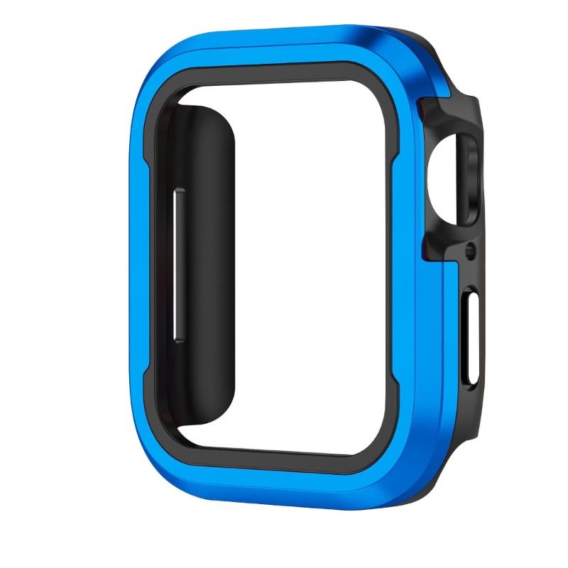 40/41/44/45mm Bumper Case Slim- Protective Cover Lightweight Aluminum & TPU Case Fitting for Watch S8/7/6/5/4/SE2