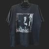 Vintage 90er Jahre Sting Musiker Schauspieler Schwarz XLarge T-Shirt Sting Songwriter Tour Rock T-Shirt Musikgenre Tour Größe XL