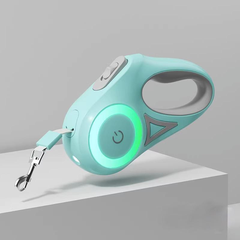 Streamer Led Lights Hondenriem Automatisch uitschuifbare nylon lijn Lijnen Premium duurzame hondenwandellijnen Trekkoord Huisdierproducten