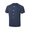 Men's Li-Ning Fitness Series T-Shirts Men's Midnight Voyage Blue Crew Neck Moderate Straight Fit