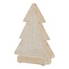 Hill Interiors White Wash Collection Wooden Patterned Tree Decoration