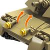 605 חלקים סט טנק קרב ראשי M1A2 צעצוע קוביות חינוכי לילדים מתנת חג המולד מתנת יום הולדת