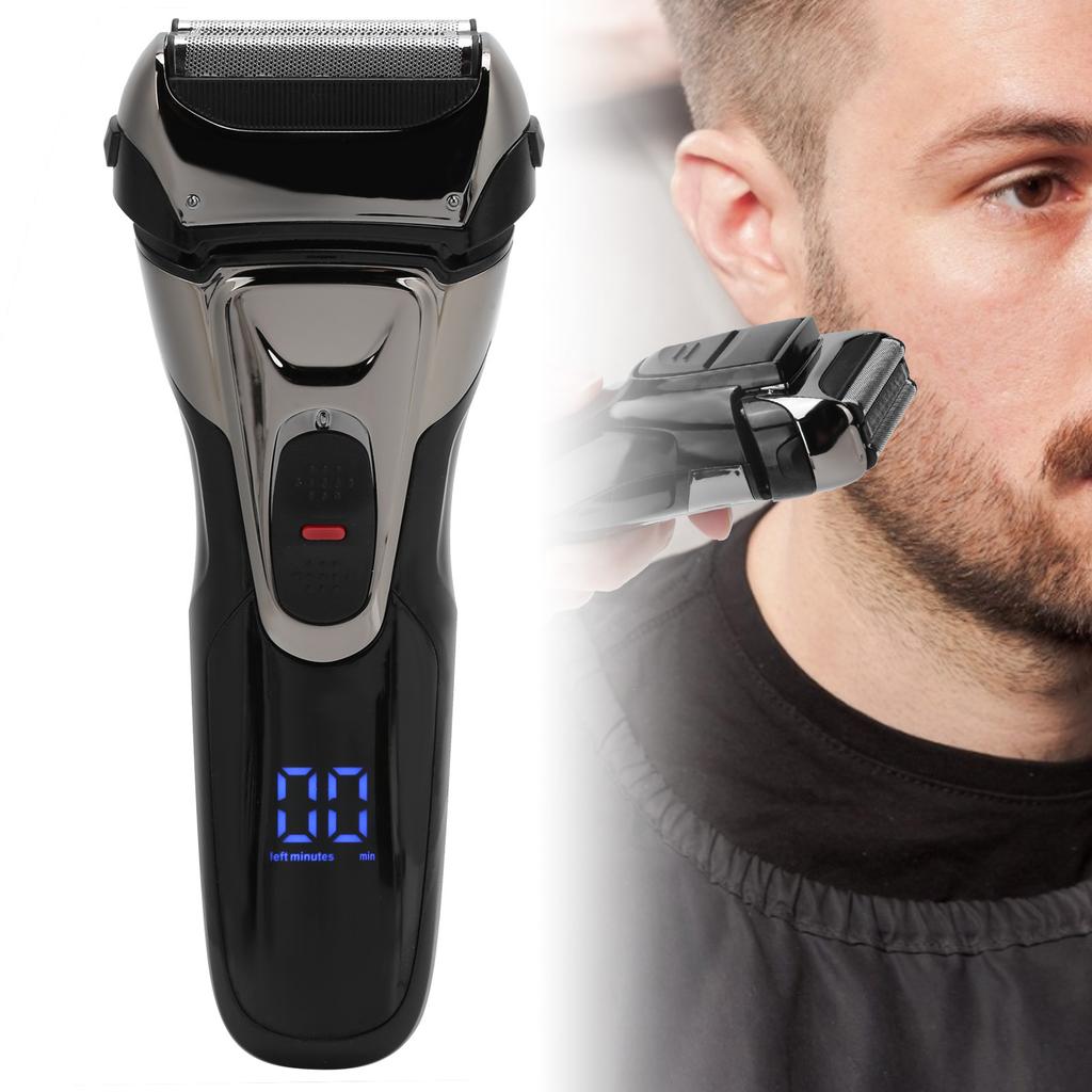 Professional USB Charging Men Water Resistant Electric Shaver Portable Beard Trimmer