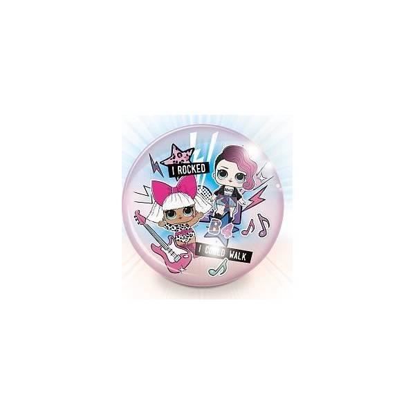 Bouncing Ball LOL Surprise - Diameter 10 Cm - Light Effects - Pink/Multicolor