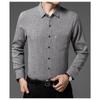 Abbigliamento da Papà Camicia a Maniche Lunghe Imbottita e Foderata in Pile Inverno Nuovo Caldo Casual da Uomo Abbigliamento da Uomo