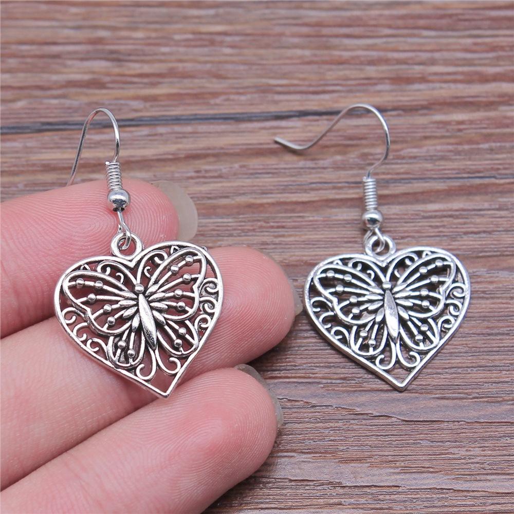 29 Styles New Design Vintage Butterfly & Dragonfly Insect Pendant Drop Earrings For Women Fashion Jewelry Wholesale Factory