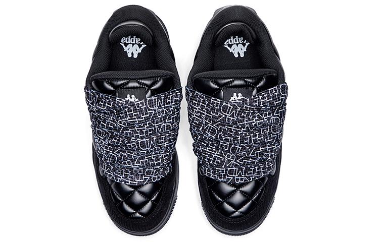 Sneakers Kappa Back to Back Abrasion Resistant Slip Resistant Skateboard Shoes Women's Black