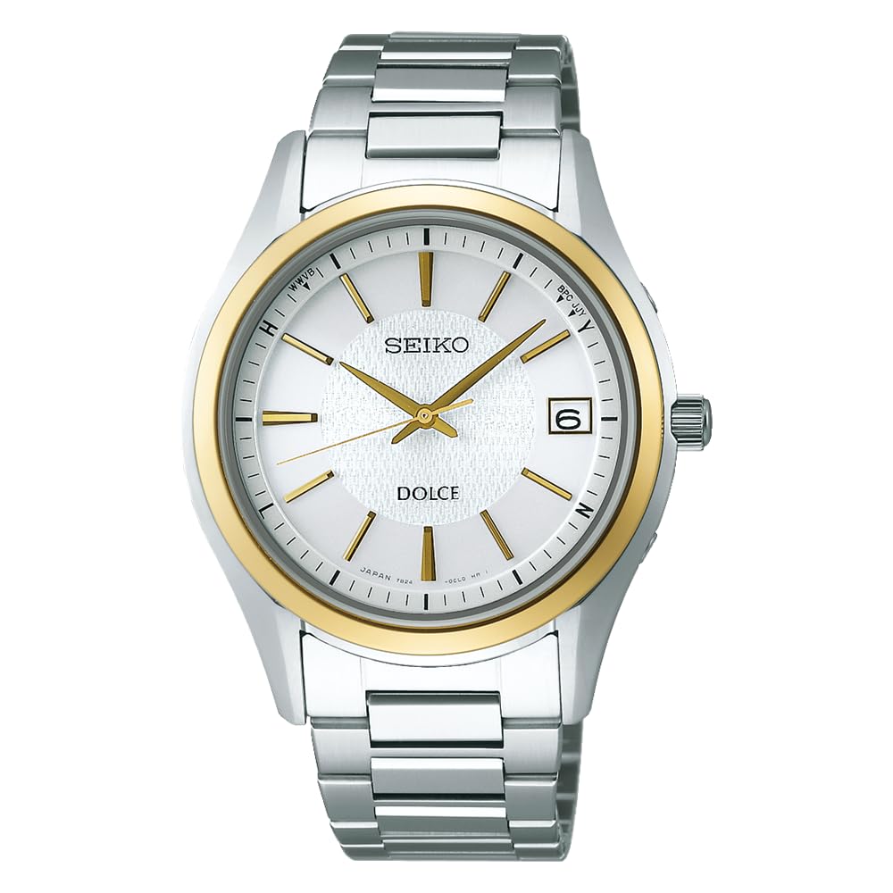 

Seiko Watch Dolce Solar Radio-Controlled Watch SADZ188 Men s Silver