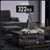 MOULD KING Speed ​​Champion 300SL Supercar 27037 Bauset Spielzeug Sammlermodell Autoblock Kindergeschenk ab 8 Jahren(322 Stück)