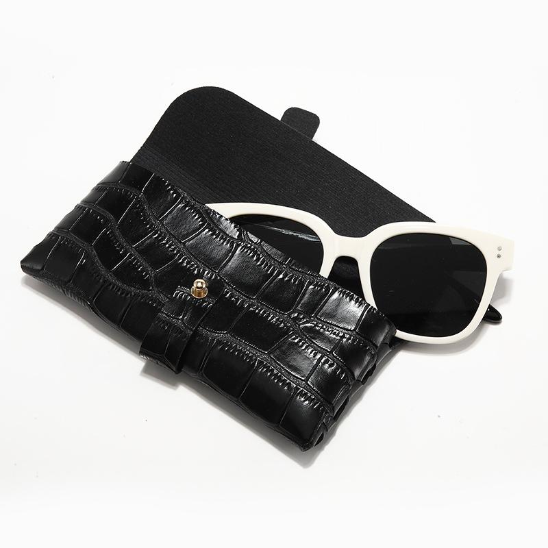 Fashion Soft PU Leather Sunglasses Bag Eyeglasses Organizer Protective Case Portable Travel Sunglasses Boxes Eyewear Accessories