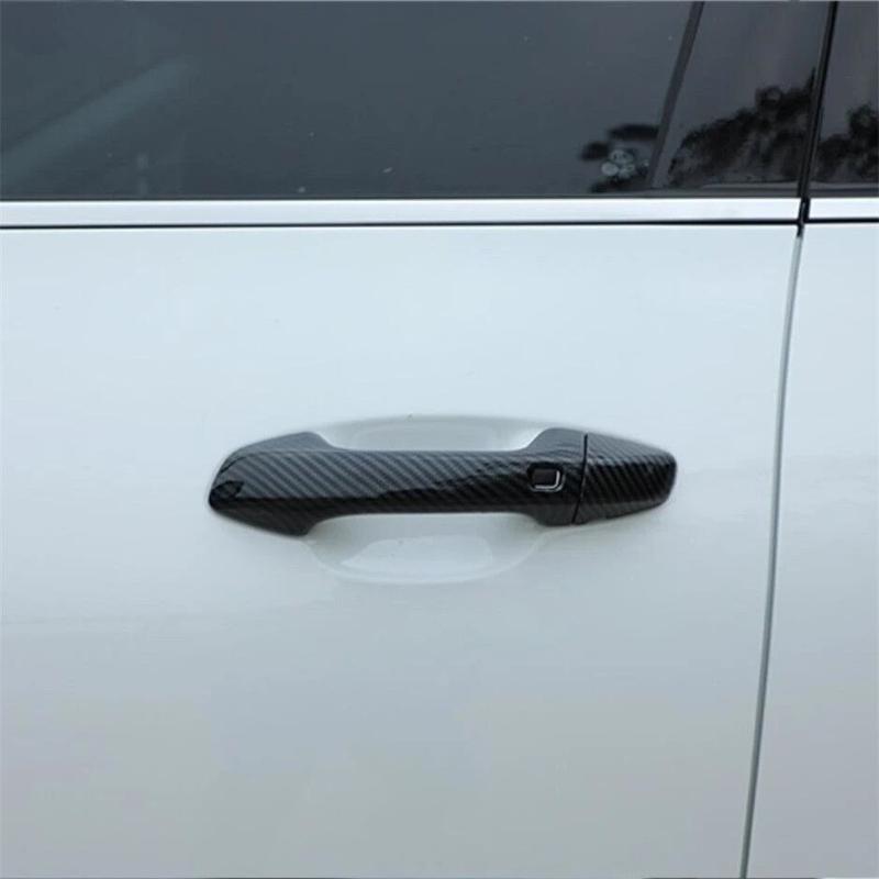For Kia Forte Cerato K3 BD     ABS Carbon Fiber Door Handle Cover Door Bowl Trim Sticker Car Styling Accessories