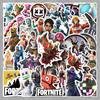Fortnite Stickers: 50 Sheets of DIY Waterproof Decorative Game-Themed Stickers for Journals, Computers, and More.