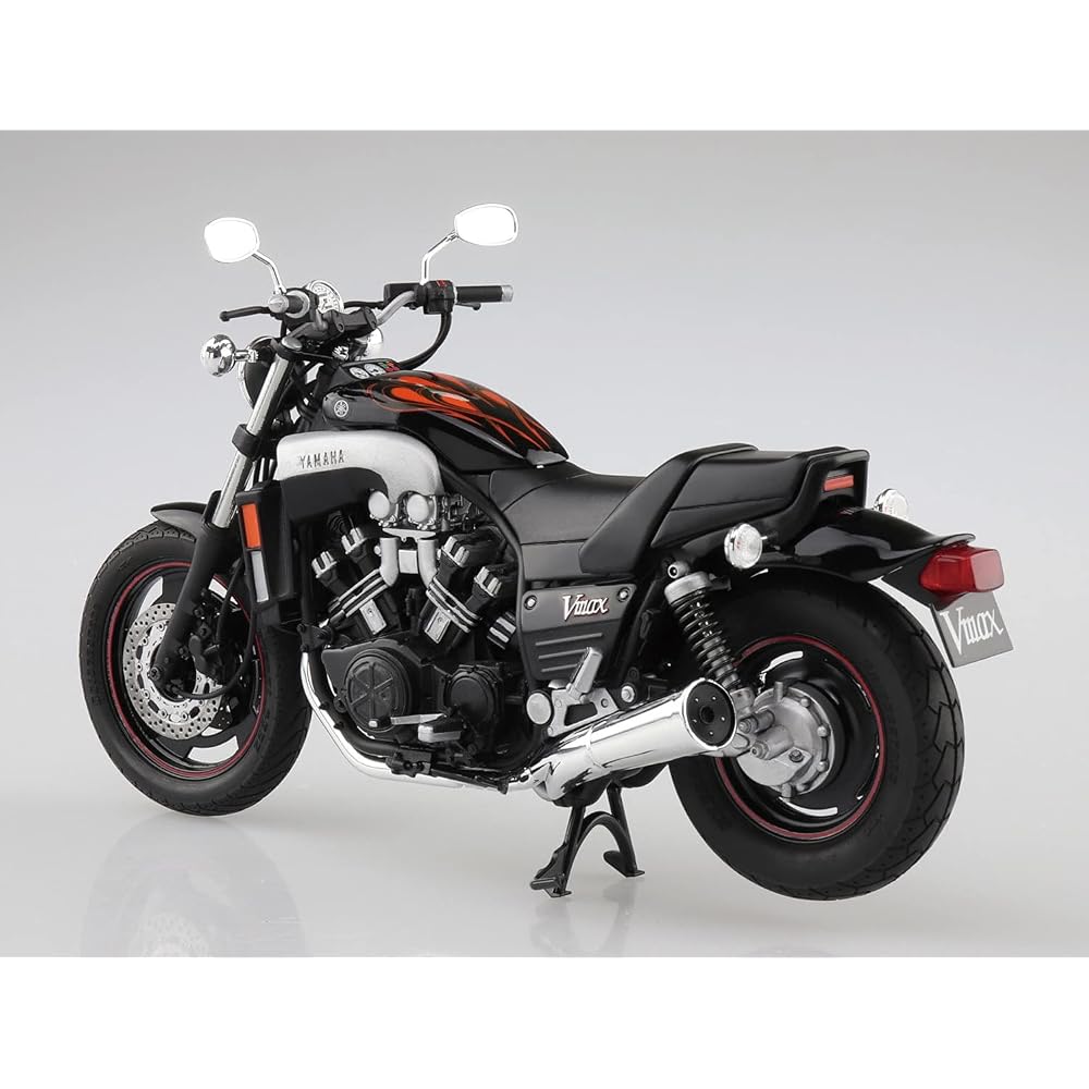 Aoshima Bunka Kyozai (AOSHIMA) 1/12 The Bike Series No. 7 Yamaha 4C4 Vmax 2007 Plastic Model