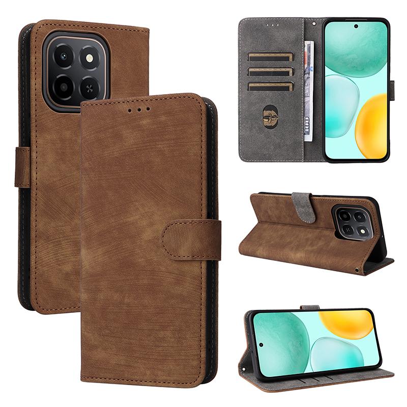 Flip Cover für Honor X6C 4G PU-Leder Ganzkörperschutz [RFID-Blockierung] Handyhüllen Wallet Cover