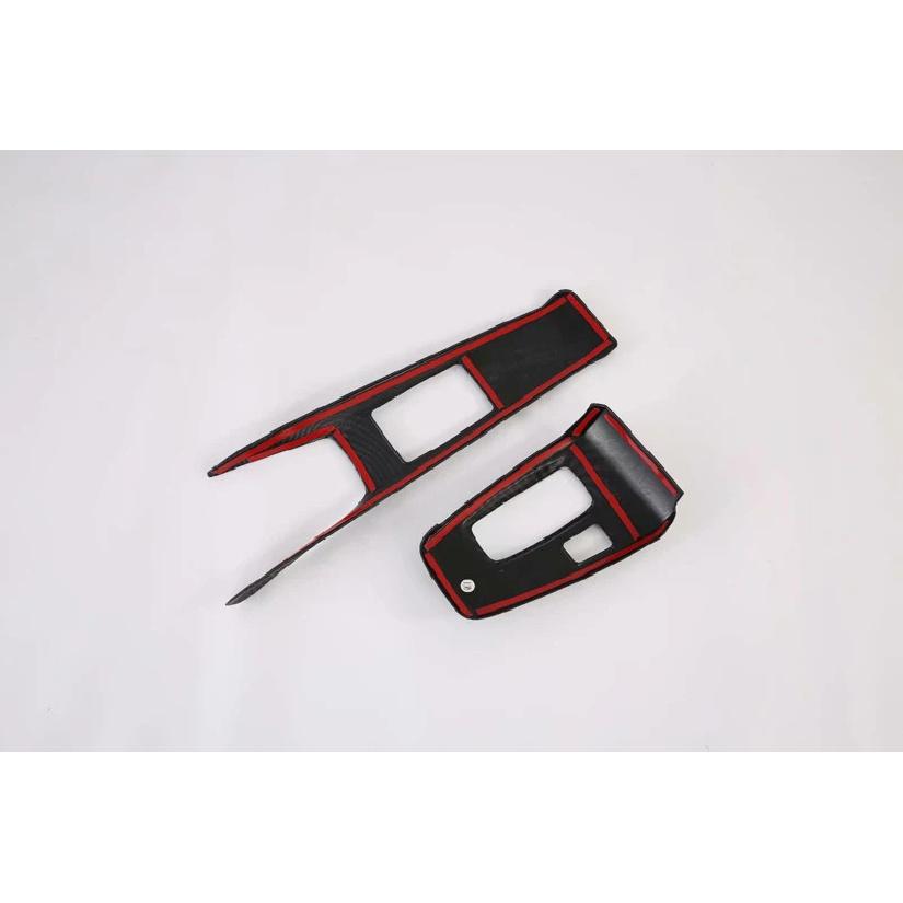 For Hyundai Sonata DN8   Carbon Fiber Style Gear Shift Panel Center Console Cover Trim Frame Car Styling Sticker